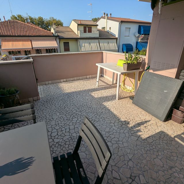 Vista dalla terrazza sui tetti del centro storico di Rovigo